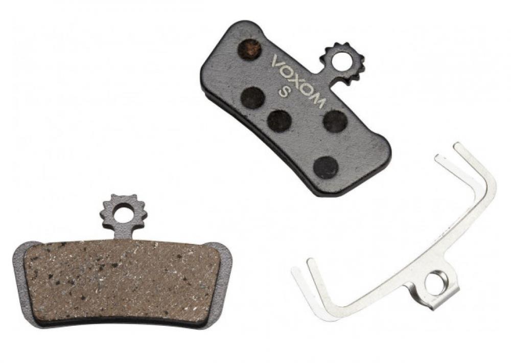 Voxom Scheibenbremsbeläge Bsc5 semi-metal für Avid Sram X.0 Trail Guide, 2 Stück mit Feder