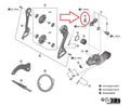 SHIMANO Kabelführung RD-R9250 - Ersatzteil für Dura-Ace 12-fach Schaltwerk, 1 g
