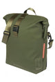Basil SoHo MIK Studs 17 Liter wasserdichte Fahrrad-Umhängetasche - moss green, mit LED & Organizer