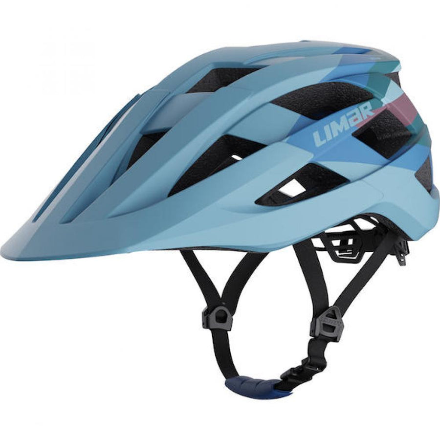Limar Pora Matt Blue Purple L Lila - leichter All-Mountain-Fahrradhelm mit Top-Belüftung