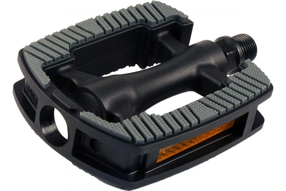 Marwi Pedale Trekking PP E-Bike schwarz mit Antirutsch Cr-Mo Achse