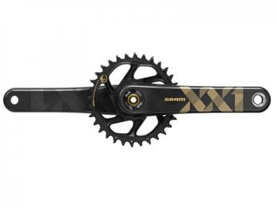 SRAM XX1 Eagle DUB Kurbelgarnitur 175 mm 34T schwarz-gold - Maximaler Antrieb für 1x12