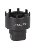 XLC Lockring Tool TO-E04, E-Bike-Werkzeug für Bosch Gen3/4/5, 8-Nut-ISIS-Antrieb, Stahl, 1/2\" Aufnahme, schwarz