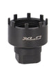XLC Lockring Tool TO-E04, E-Bike-Werkzeug für Bosch Gen3/4/5, 8-Nut-ISIS-Antrieb, Stahl, 1/2\" Aufnahme, schwarz