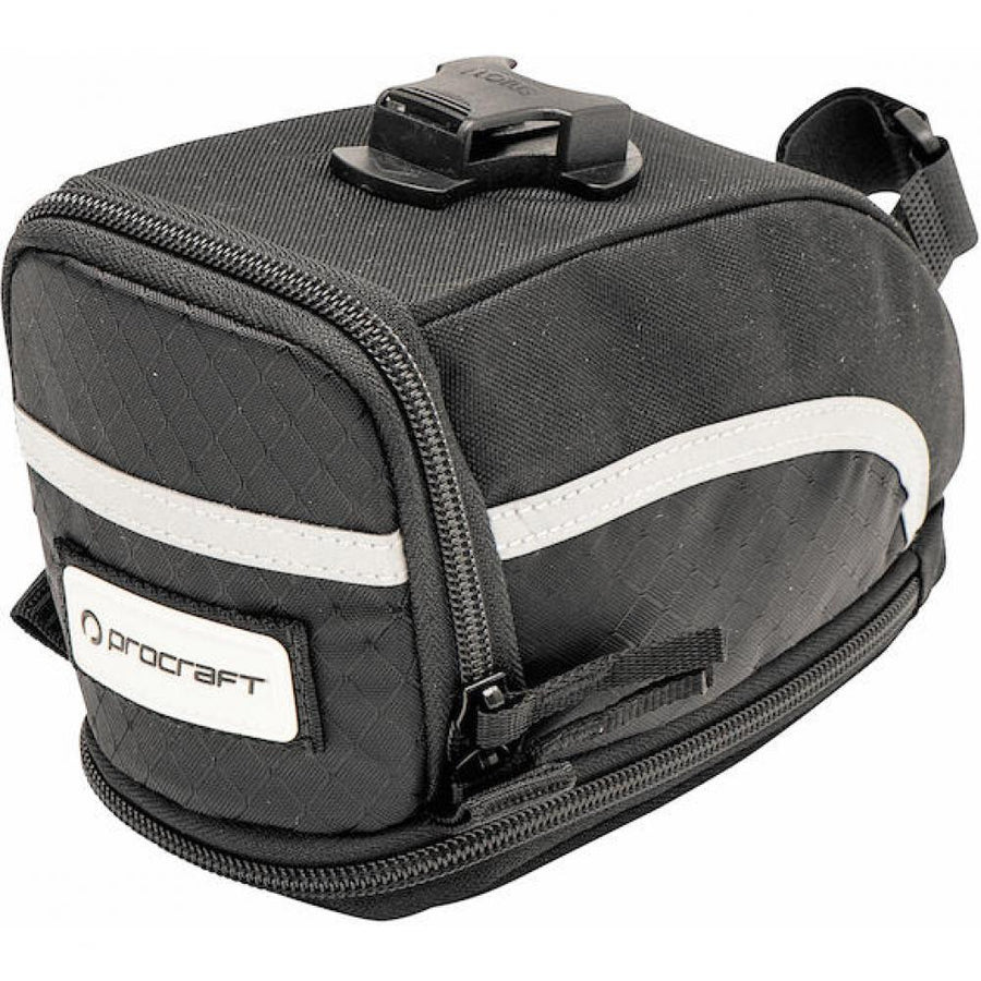 Procraft Satteltasche Jumbo II 2 L schwarz - robuste Rahmentasche mit viel Stauraum