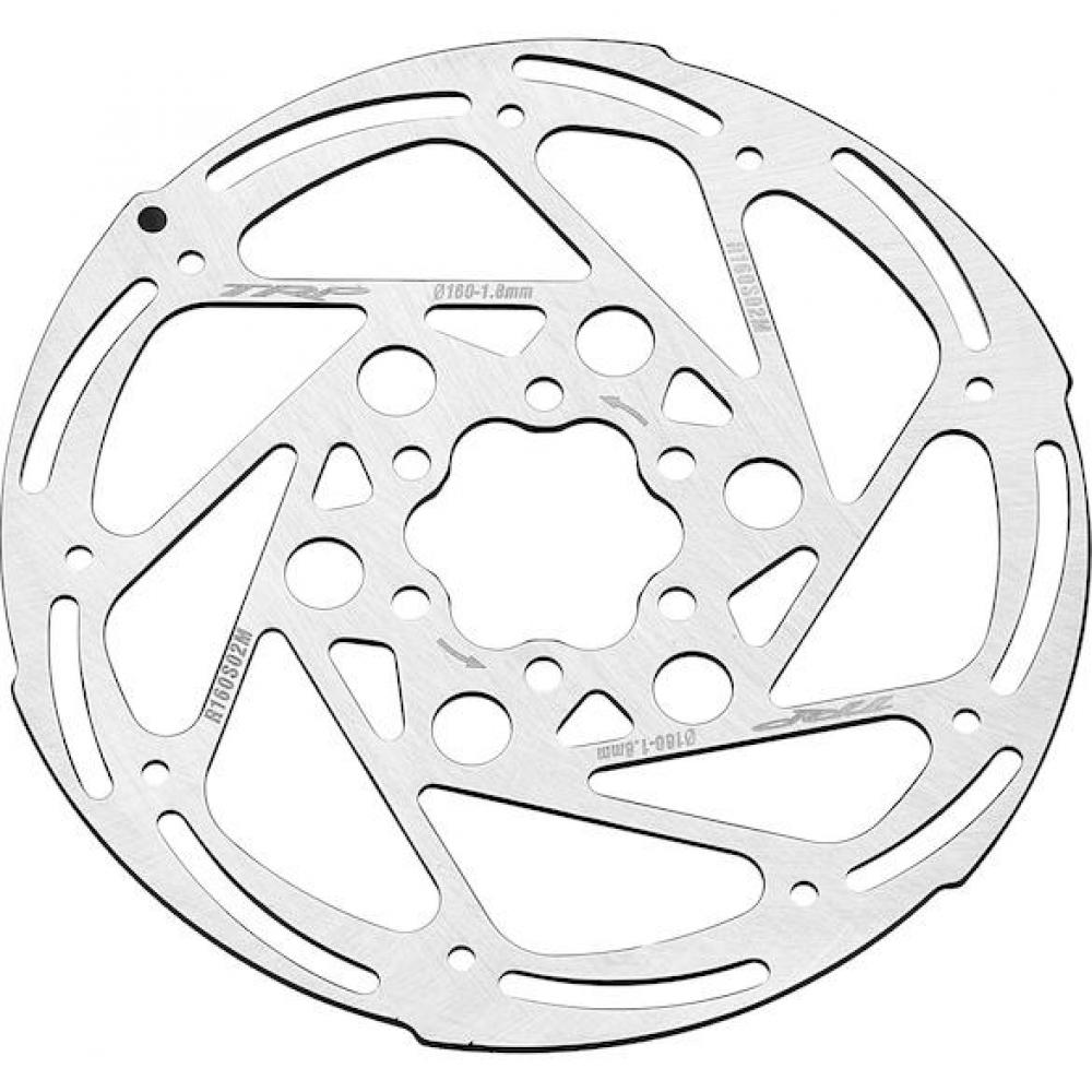 TRP Bremsscheibe RS02M 6-Loch Ø 180 mm Silber - Präzises und geräuscharmes Bremsen