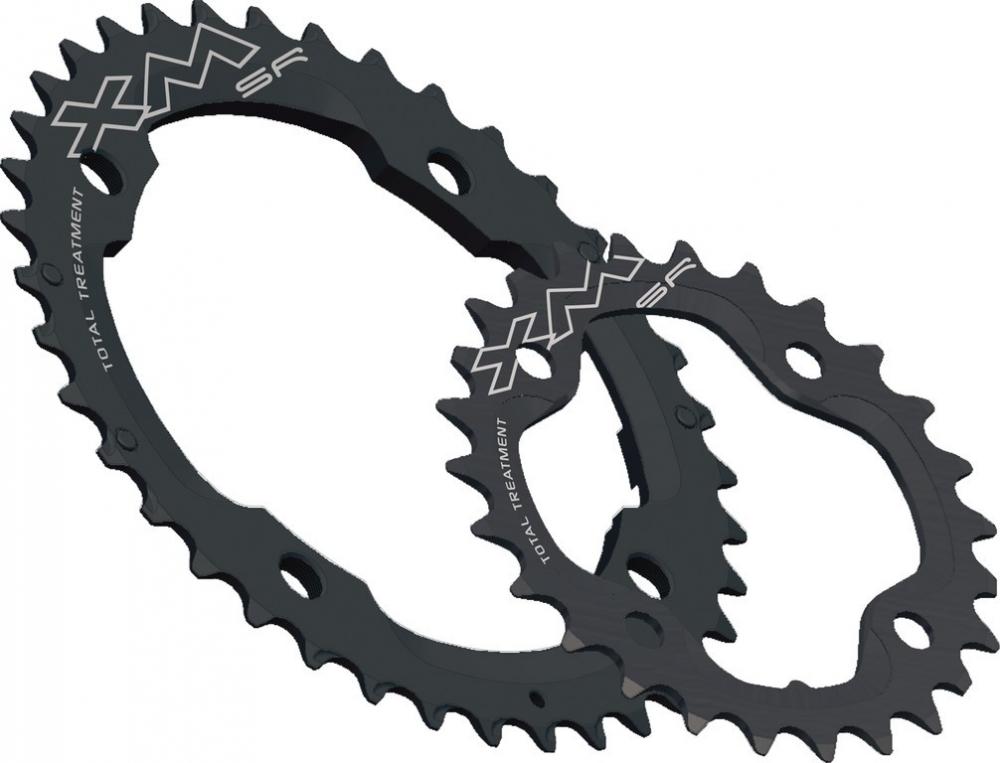 Miche Kettenblatt MTB XM TT SR BCD120/80 außen 38 Zähne schwarz 10fach