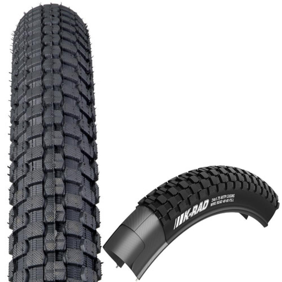 Kenda Reifen K-Rad K-905 24x2.30 Zoll 58-507 schwarz Draht
