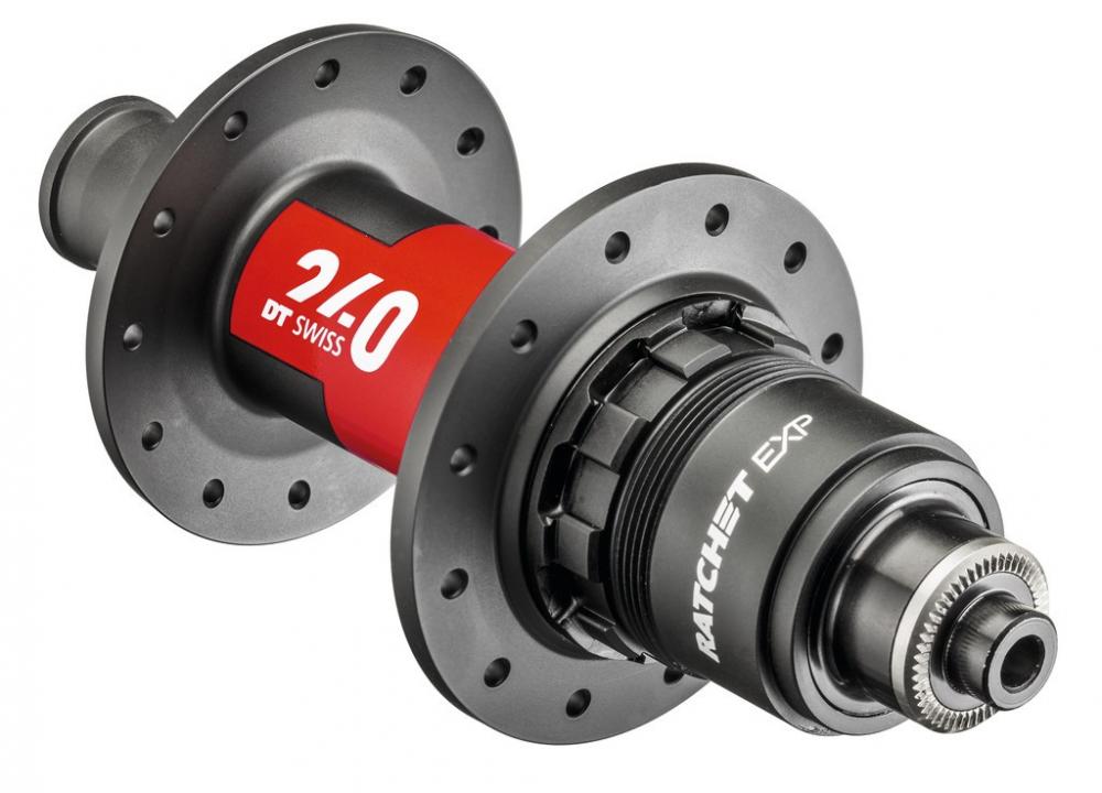 DT Swiss Nabe Road HR 240 EXP Classic Non Disc 24 Loch schwarz - leichte High-Performance Hinterradnabe