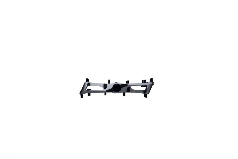 Race Face Turbine Plattform-Pedal, silver - leichtes Performance-Flatpedal für Trail & Enduro