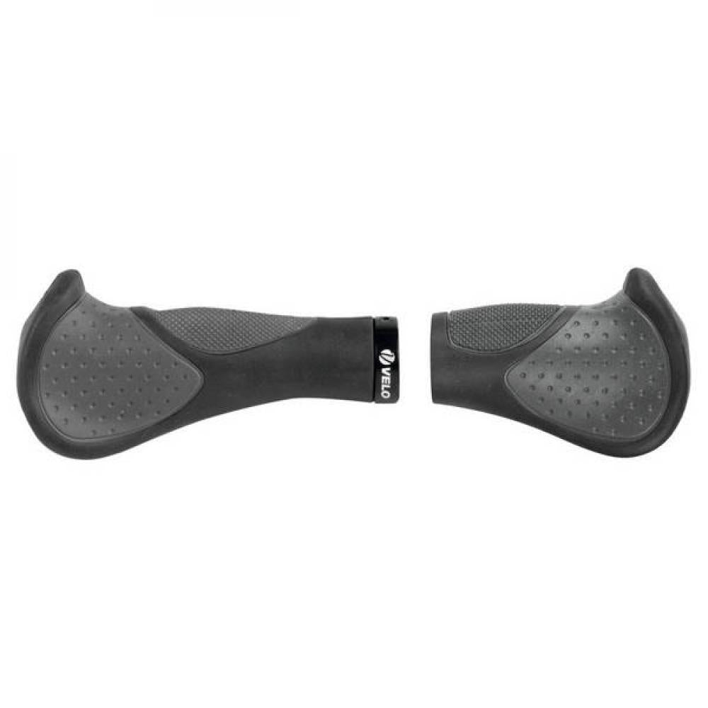 Ergogel d3 bar Schraub-griffpaar 140/92 mm Schwarz‑grau - Ergonomisch & 3‑komponenten-gel Mit Bar‑ends