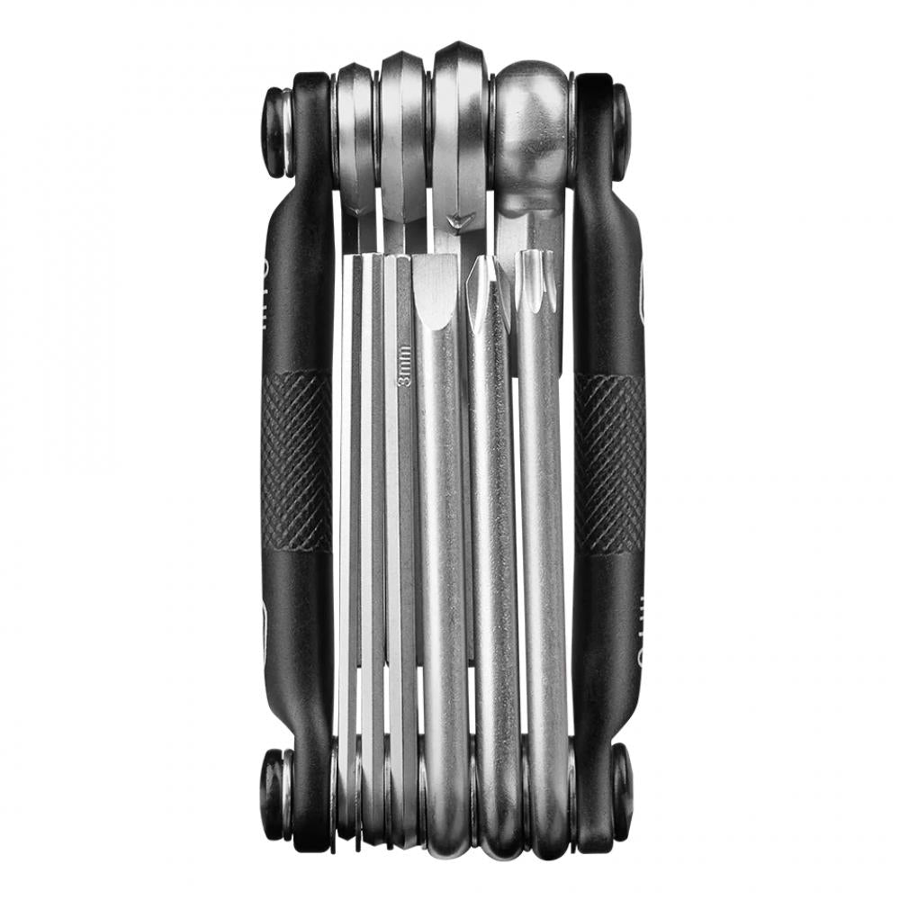 M10 Multitool Midnight Edition Hochwertiges 10-in-1 Fahrradwerkzeug Mit Seitengriffen Für Sicheren Halt, Ideal Für Unterwegs