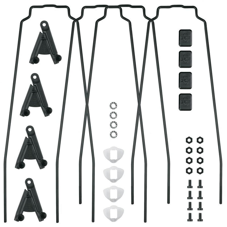 SKS Bluemels Style 56 Ersatzstreben-Set für 28" Schutzbleche, inklusive ESC V-Adapter und Befestigungsmaterial, schwarz