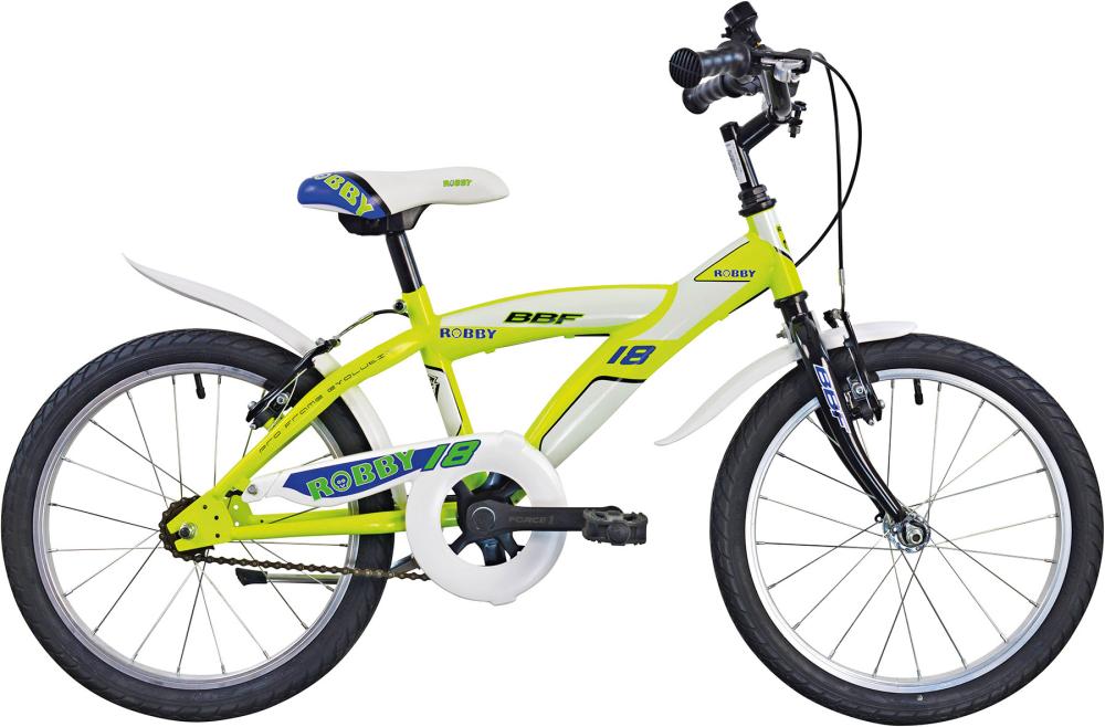 BBF Kinderrad Robby Y-Typ 18 Zoll 29 cm gelb-grün