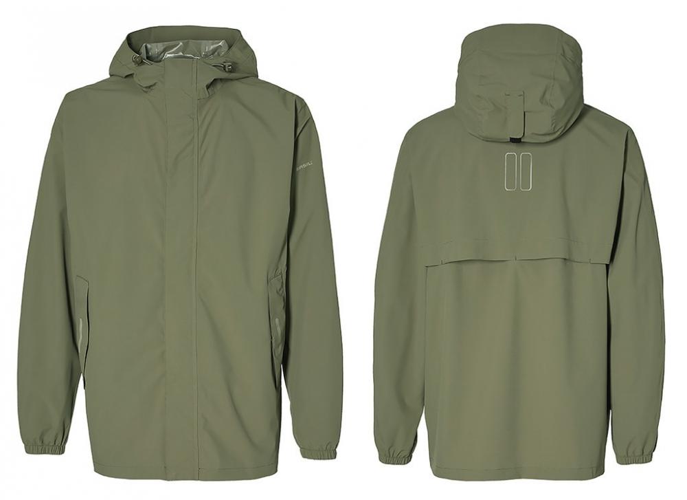 Basil Fahrrad Regenjacke Hoga Unisex olive green verschiedene Größen - Größe: S