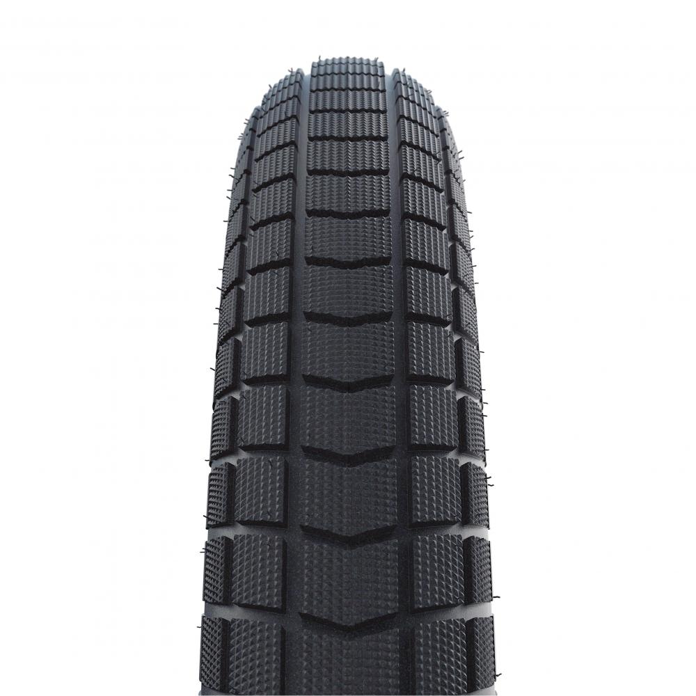 Schwalbe Super Moto-X 20x2.80" E-Bike Drahtreifen, schwarz mit GreenGuard Pannenschutz und markantem Profil.
