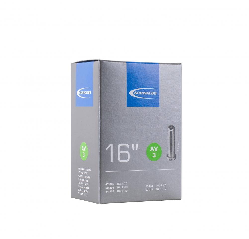 Schwalbe Schlauch Nr. 3 16 Zoll AV 40 mm 47-62-305