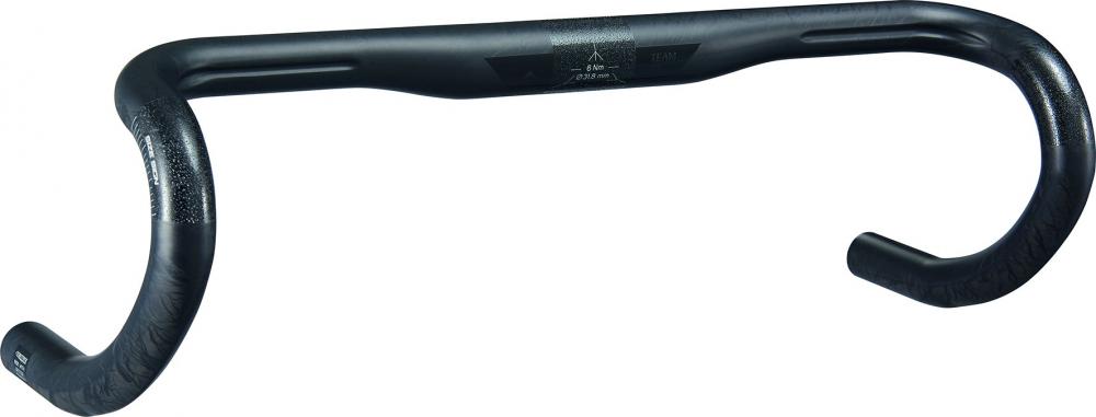 Merida TEAM SL Carbon Lenker 420 mm Schwarz - Leichtes Rennrad-Cockpit mit Aerodynamik