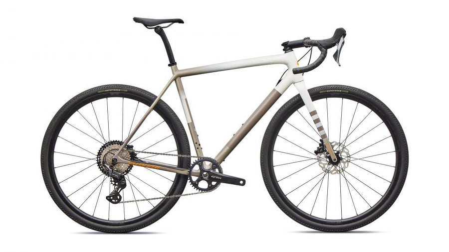 Specialized Crux Comp Gravel Bike - Dune White/Sandstone/Orange - Rahmengröße 54cm - Unbekannt