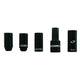 Jagwire Endkappen Elite Link Bremszugsets Aluminium - 12er Set Schwarz/Silber