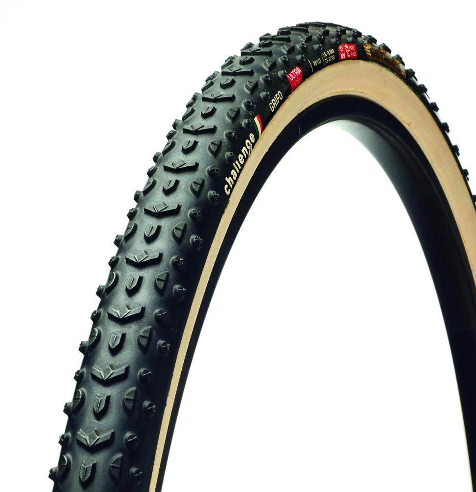 Challenge CX-Reifen Grifo Ultra Handmade Tubular 28 Zoll (33-622) Schwarz/hellbraun - maximaler Grip bei geringem Rollwiderstand