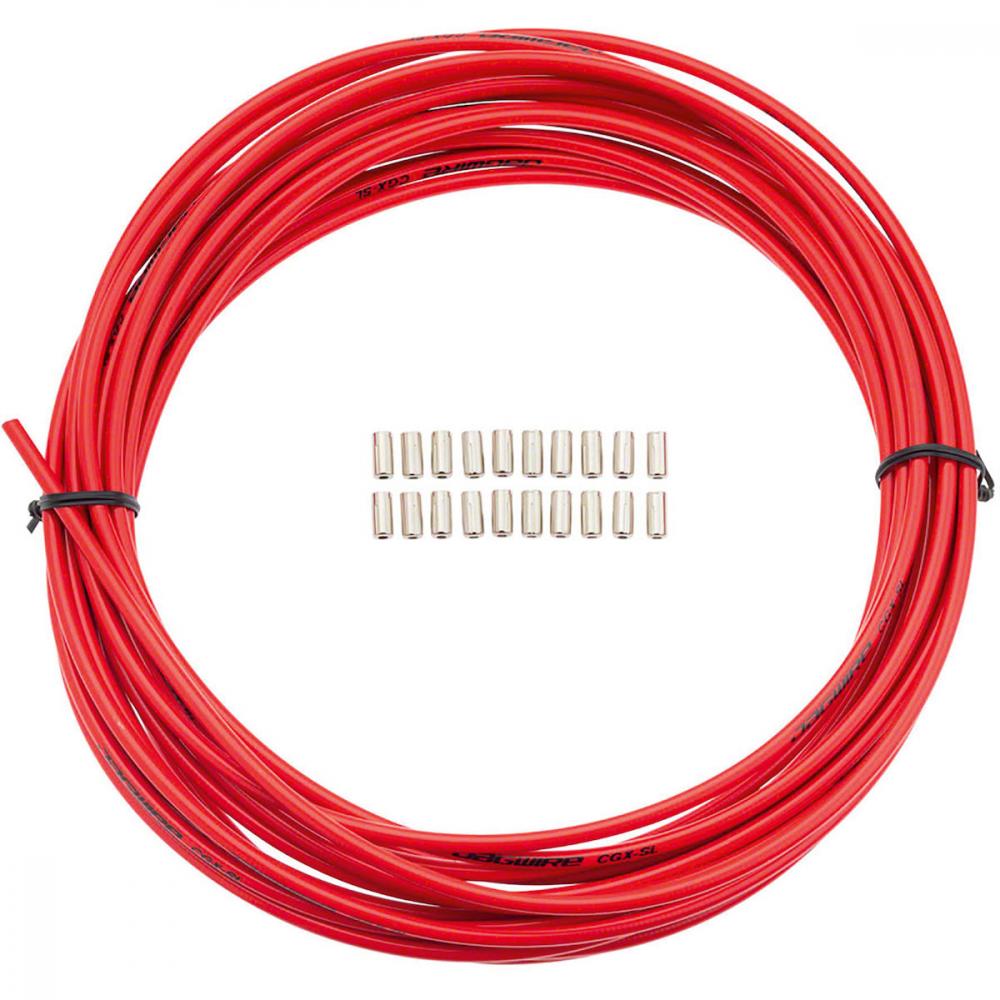Cgx-sl Bremszugaußenhülle Ø 5 Mm X 10 M Rot - Slick-lube Liner