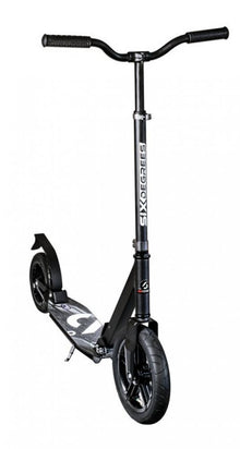 Scooter Six Degrees Aluminium AIR schwarz, 300mm & 205mm