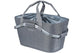Basil Gepäckträgerkorb 2Day Carry All MIK 2.0 Gepäckträgerkorb 22 Liter - grau - abnehmbar mit Kordelverschluss & Reflektoren