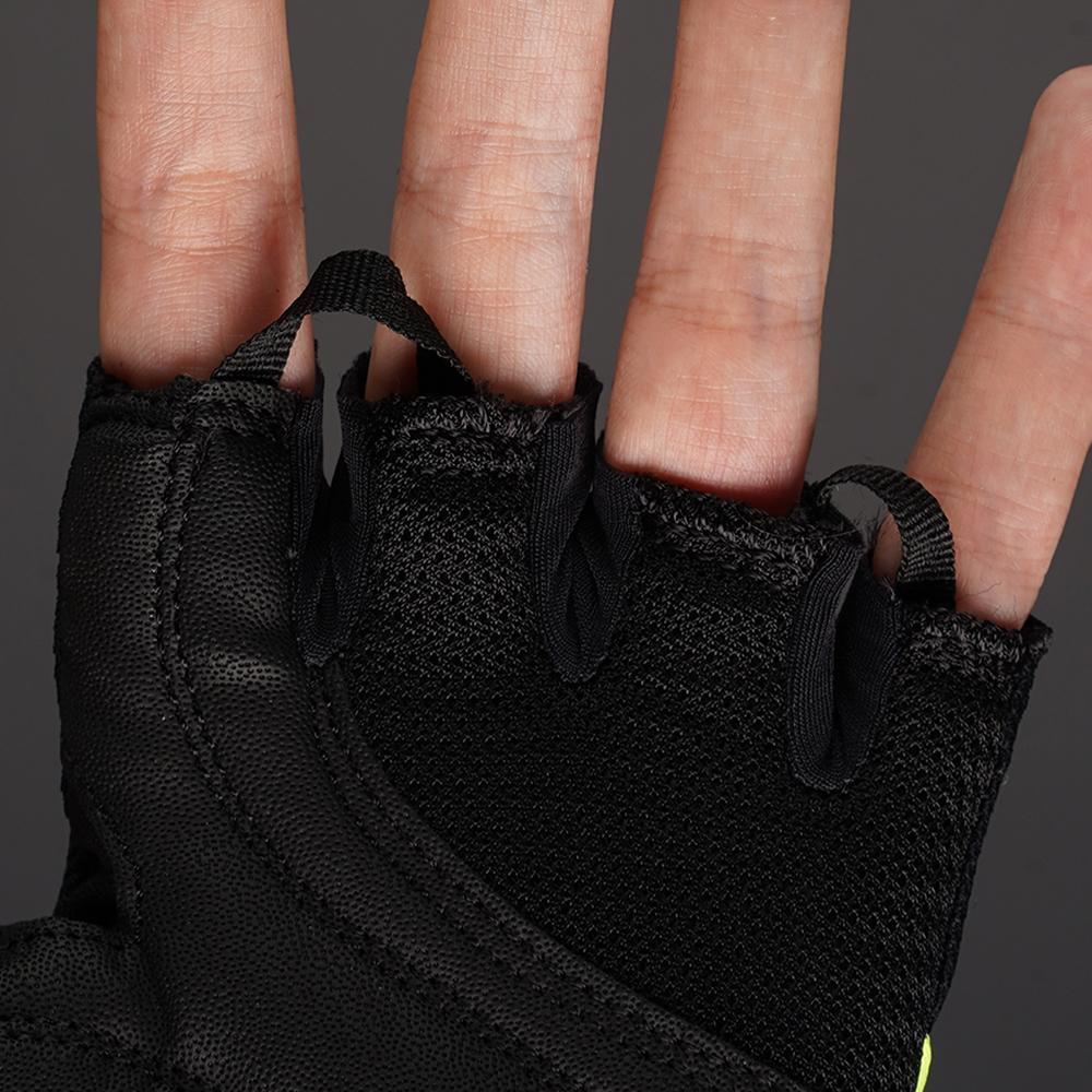 CHIBA Youth - Radhandschuhe kurzfinger schwarz S, atmungsaktiv & gepolstert, 55 g