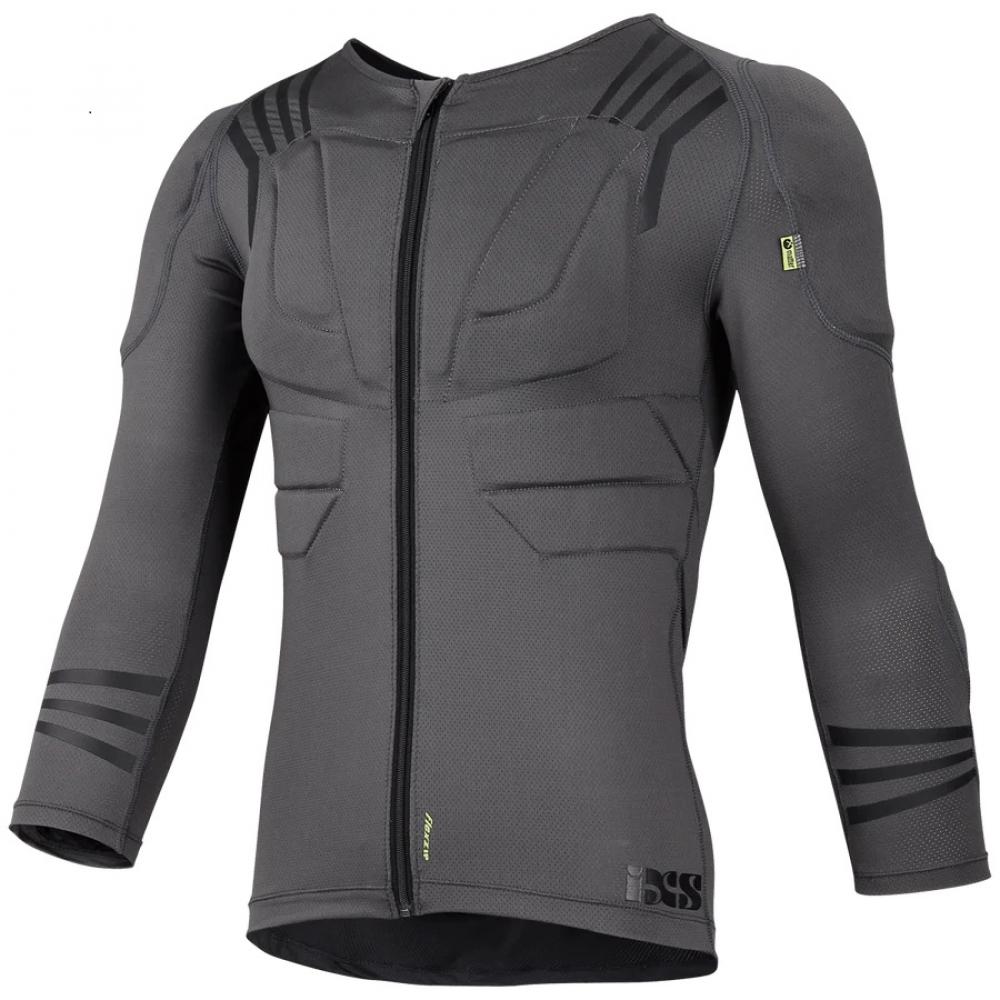 IXS Sports Division iXS Trigger upper body protective S/M grey - leichter Oberkörperprotektor mit Xmatter-Schutz
