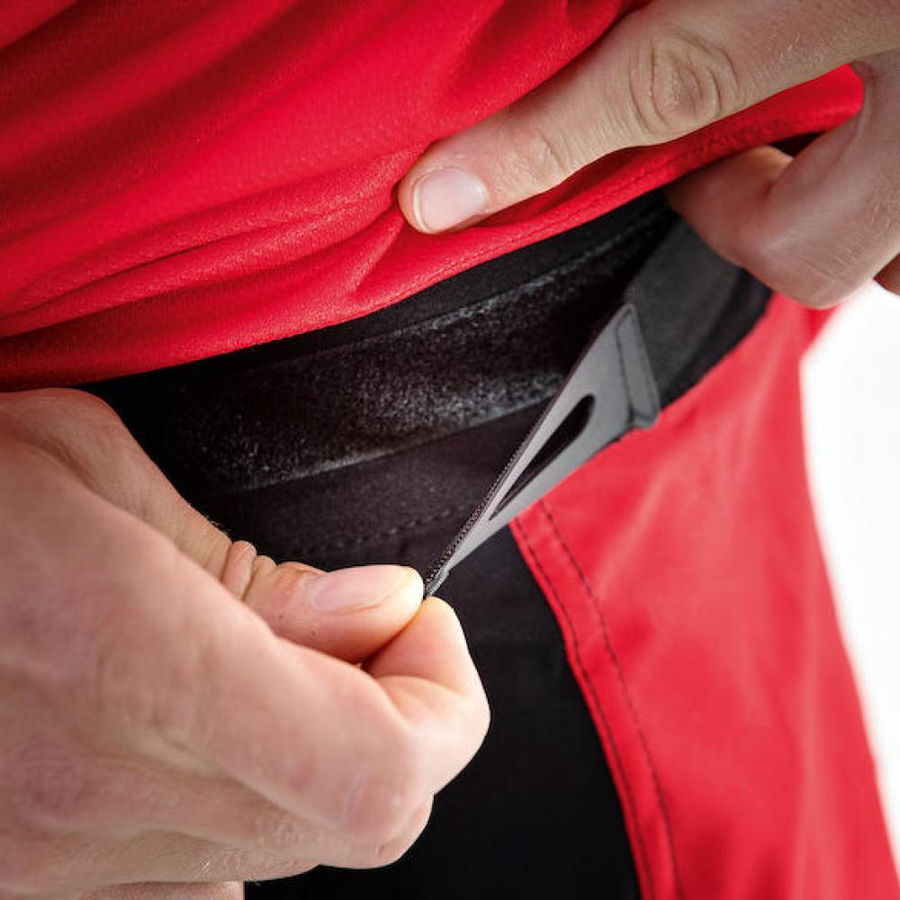 Merida Trikot ACTIVE STRIPE Herren schwarz/rot XS Schwarz/rot - atmungsaktives Radtrikot mit Komfortschnitt