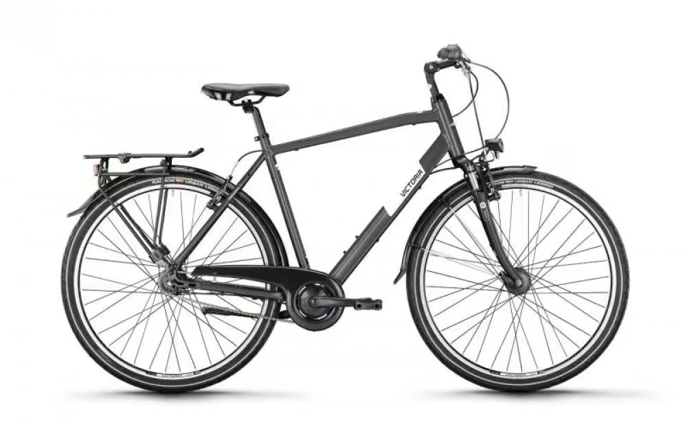 VICTORIA Trekkingrad "TREQANA 1" (#1), Diamant, 28", carbonite grey, 7-Gang SHIMANO "Nexus" RBN, 48 cm / S