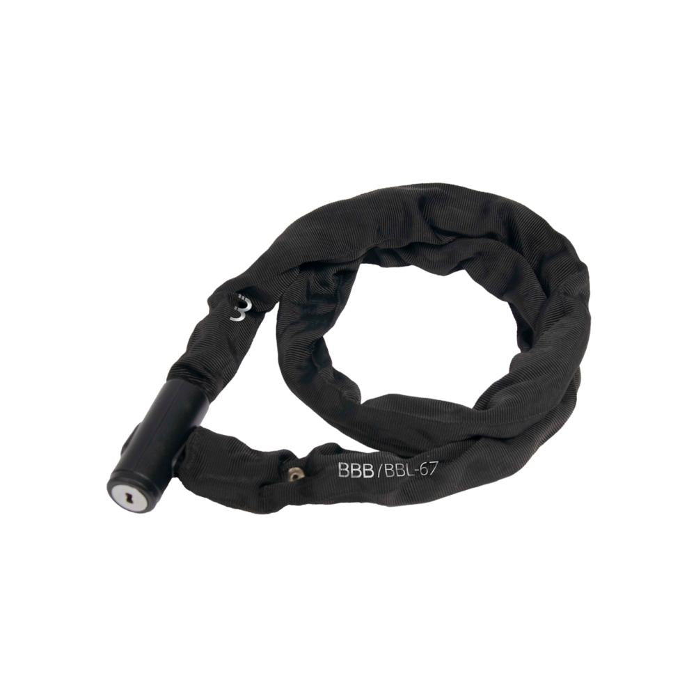 BBB Cycling BBB Schloss QuickChain 4.5mmx100cm schwarz [4,5mm x 100cm] schwarz - sicheres Kettenschloss in moderner Ausführung