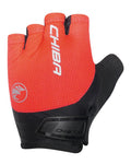 CHIBA Gel Air - Fahrradhandschuhe kurzfinger, rot, Größe M, mit Gelpolsterung