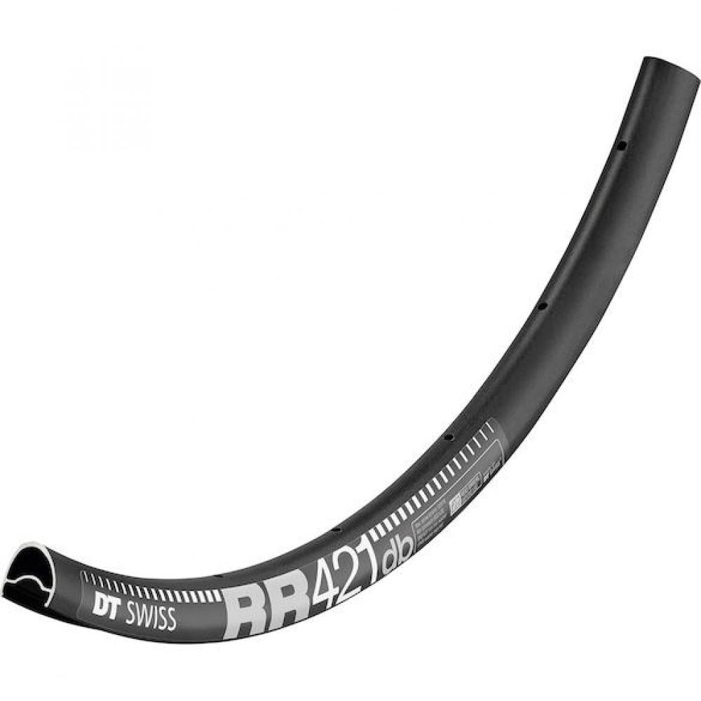DT Swiss Felge RR 421 Asymmetric Disc 32 Loch Schwarz - leichte Rennrad-Upgrade-Felge
