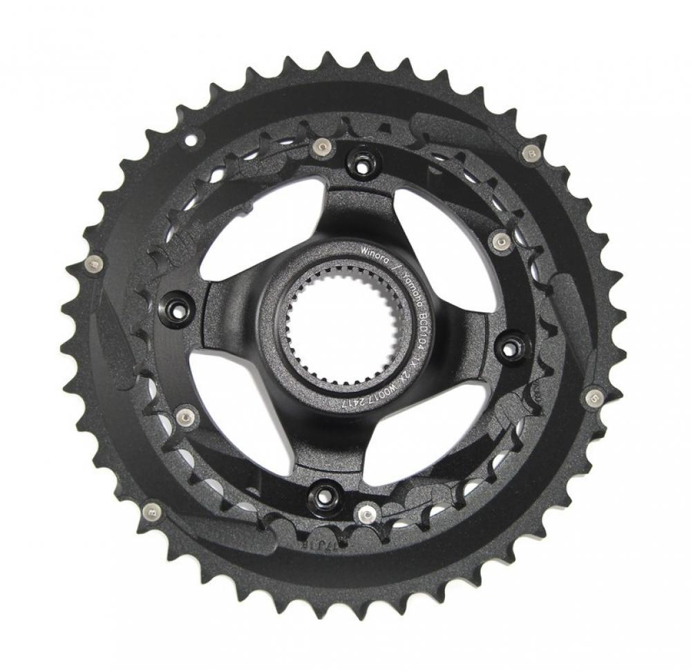 Spider/kettenblatt-kombi Für Pw-x 2x10 44/32 Z Vormontiert
