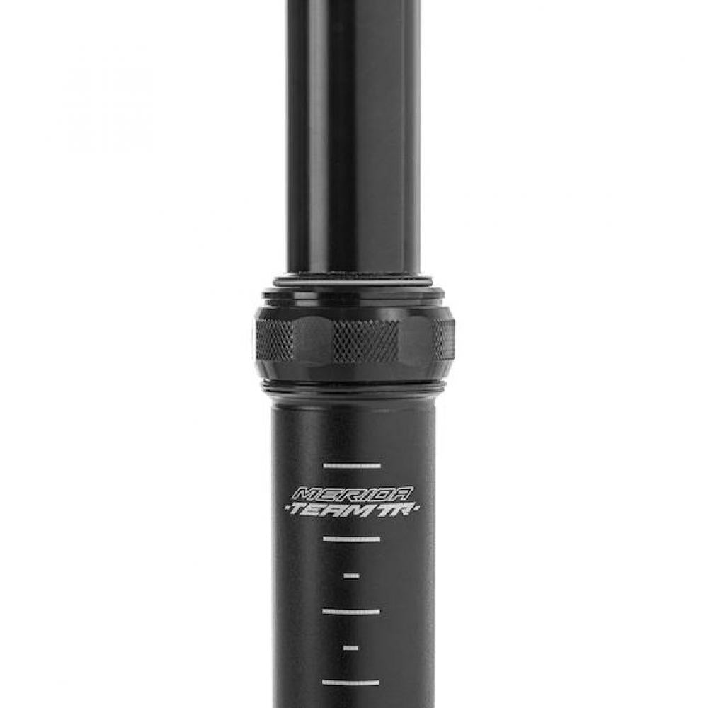 Merida Vario-Sattelstütze TEAM TR II 34,9 mm Schwarz - moderne Teleskopstütze für Trail & Enduro