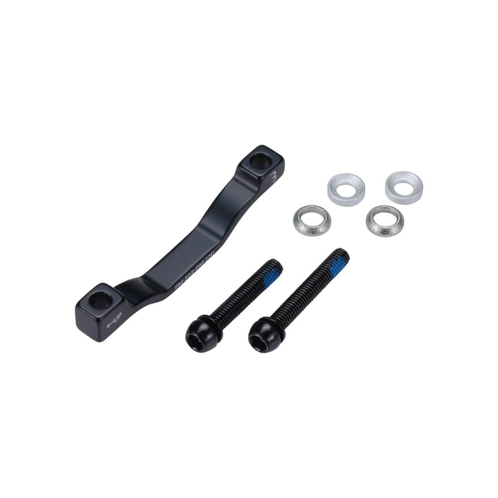 BBB Cycling postmount adapter PowerMount PM 203mm / 220mm schwarz - präzise Scheibenbrems-Performance