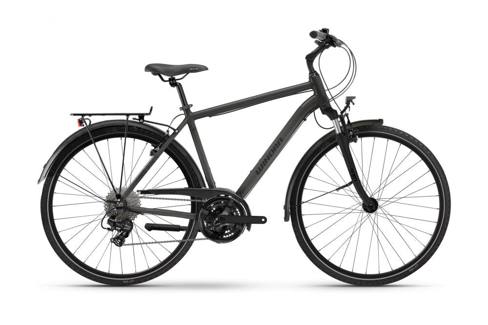 Winora Trekkingrad Domingo X21 High Trekkingrad 28 Zoll 21-Gang Shimano TX800 Stahlfedergabel V-Brake urban slope light glossy 60 Zentimeter