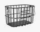 BROOKS Hoxton Basket Black - eleganter Fahrradkorb 25 Liter aus Aluminium mit Holzgriff - 1150 g leicht, 380x260x260 mm - kompatibel mit KLICKfix-System