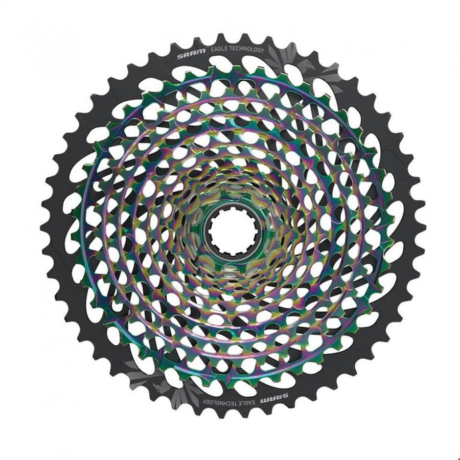 SRAM XG-1299 Eagle Technology X-Glide Kassette 10-50T in Regenbogen-Optik