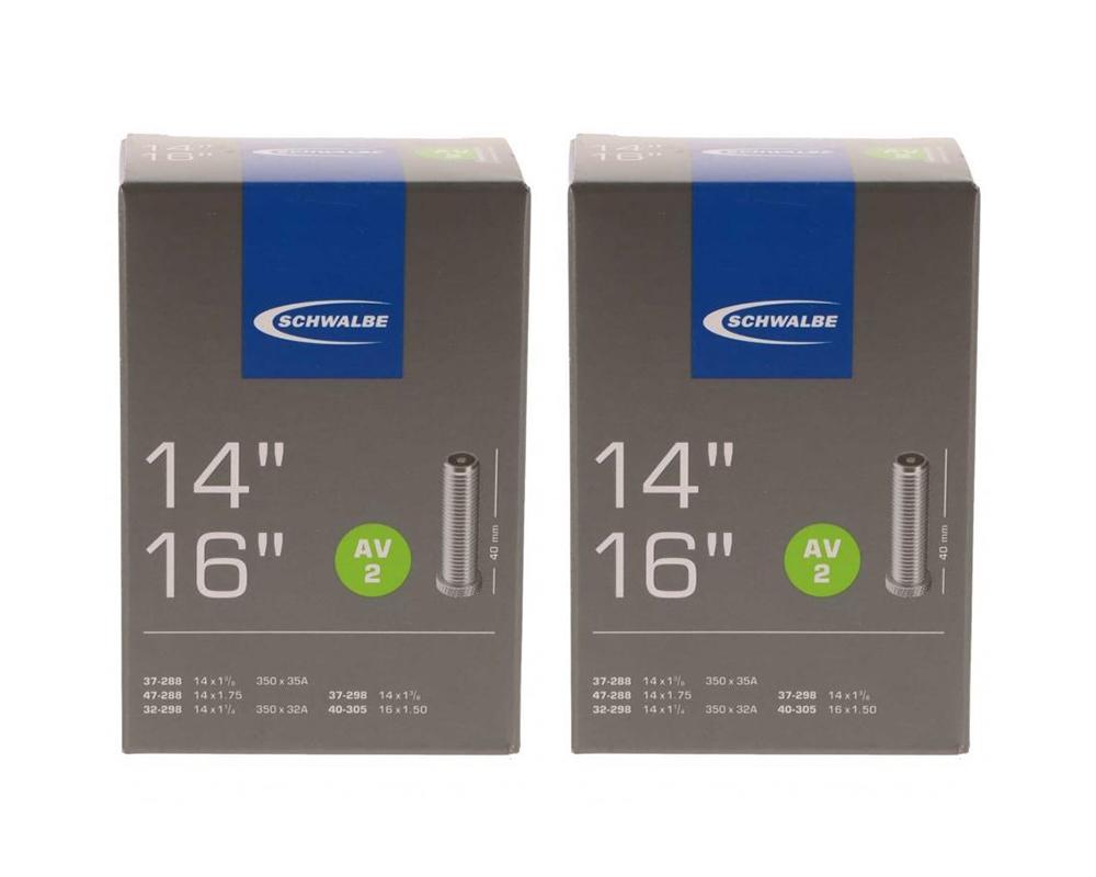2x Schlauch Av2 (32/47-288/305), 14-16 Zoll