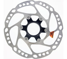 SHIMANO Bremsscheibe SM-RT64 160 mm Center Lock - mit Innenverzahnung und Verschlussring