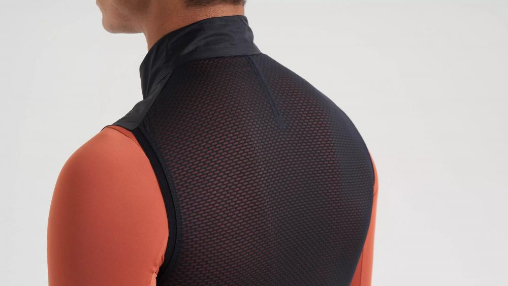 PRIME WIND VEST MEN BLK M - Herren Windweste Schwarz Größe M - Bekleidung