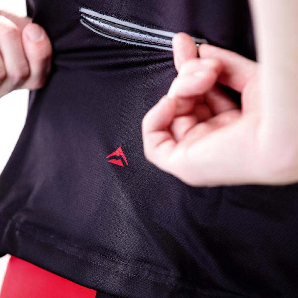 Merida Trikot ACTIVE STRIPE Herren schwarz/rot S Schwarz/rot - atmungsaktives Radtrikot