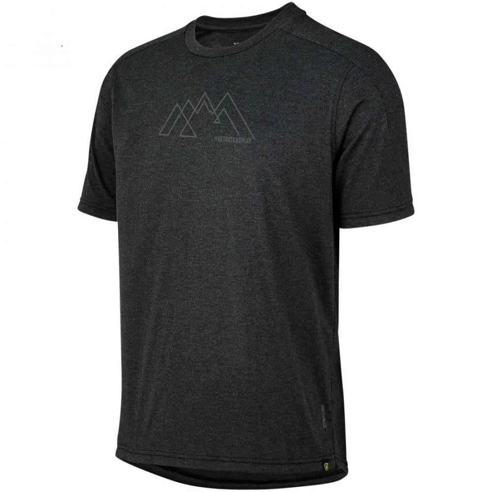 IXS Sports Division iXS Flow Tech Tee Mnt Graphic S black - funktionelles Bike-Shirt im Casual Look
