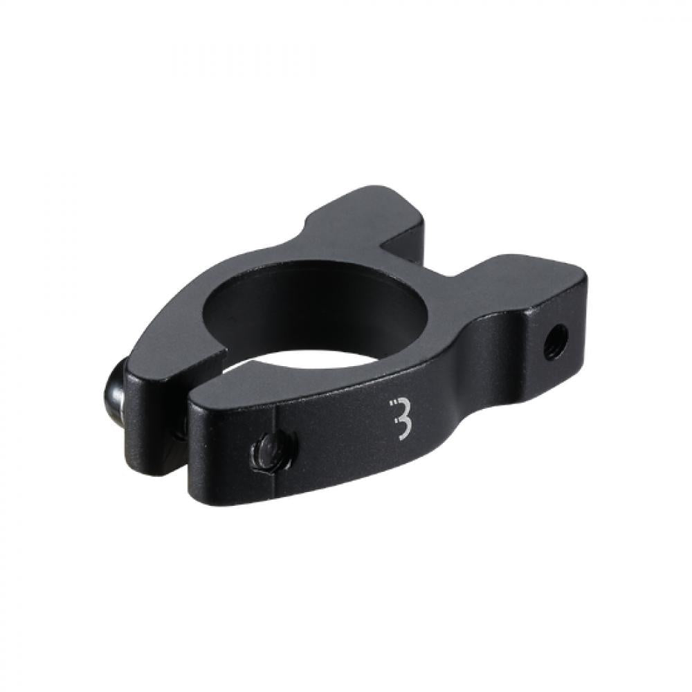 BBB Cycling seatclamp CarrierClamp 28.6mm schwarz 28 - stabile Sattelstützen-Schelle für Gepäckträger