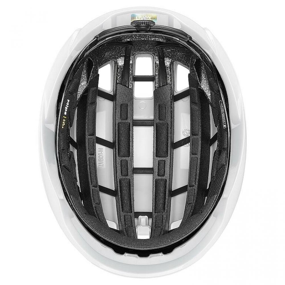 uvex surge aero MIPS Rennradhelm white matt 56-59cm, Aero-Cover, MIPS Air Node, Brillengarage, reflektierend, Top Sicherheit & Aerodynamik
