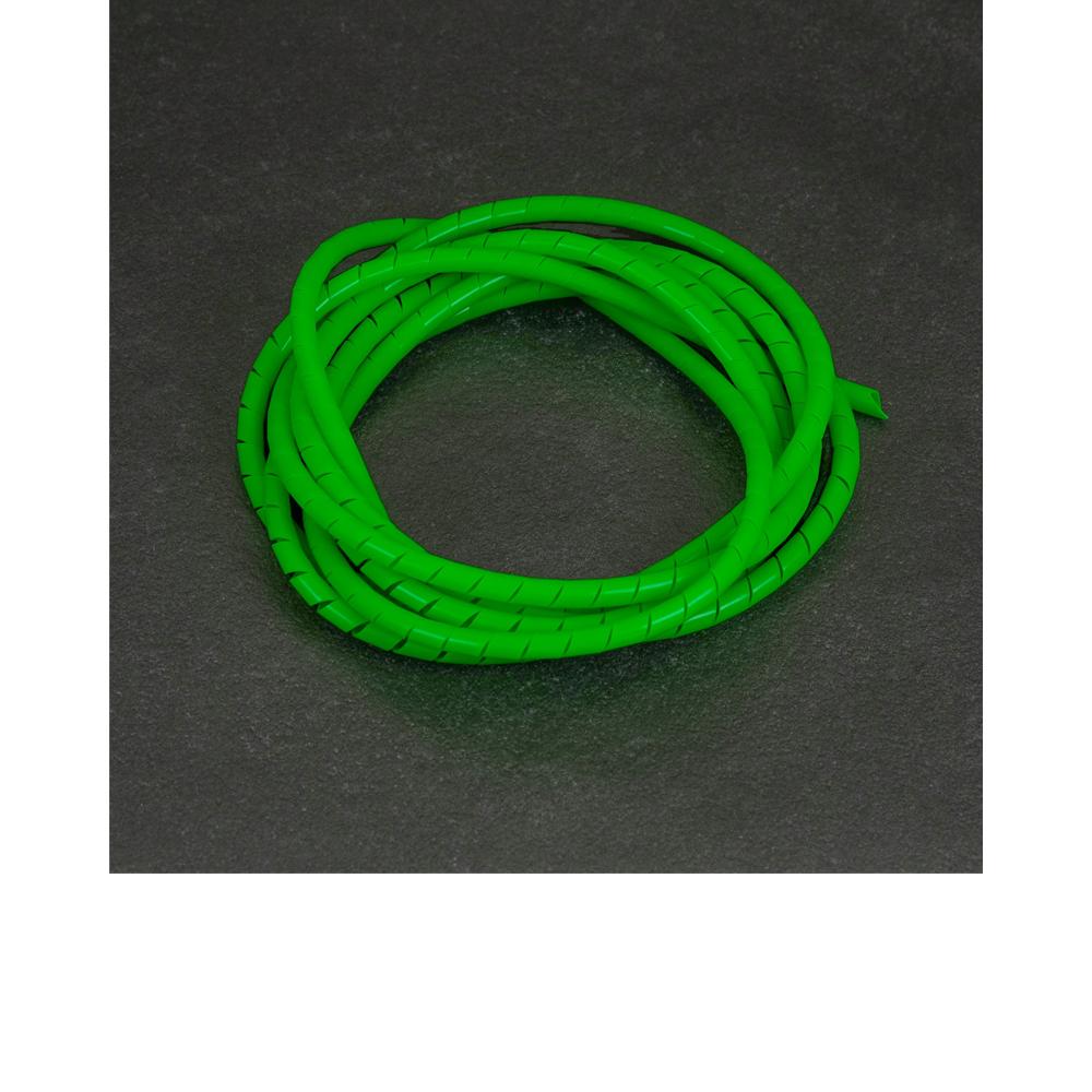 capgo BL Spiralschlauch 4,8 mm/6 mm 2 m Grün - Kabelschutz & Bündelung
