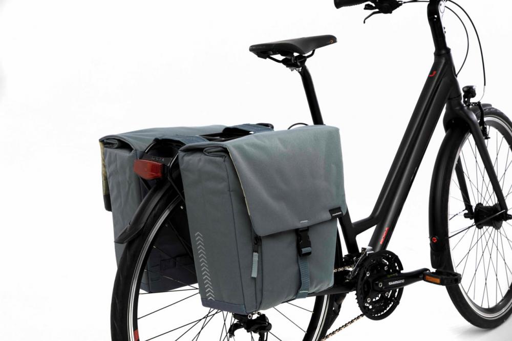 New Looxs Doppelpacktasche Tulum Black Black - geräumige, wassabweisende Fahrradtaschen